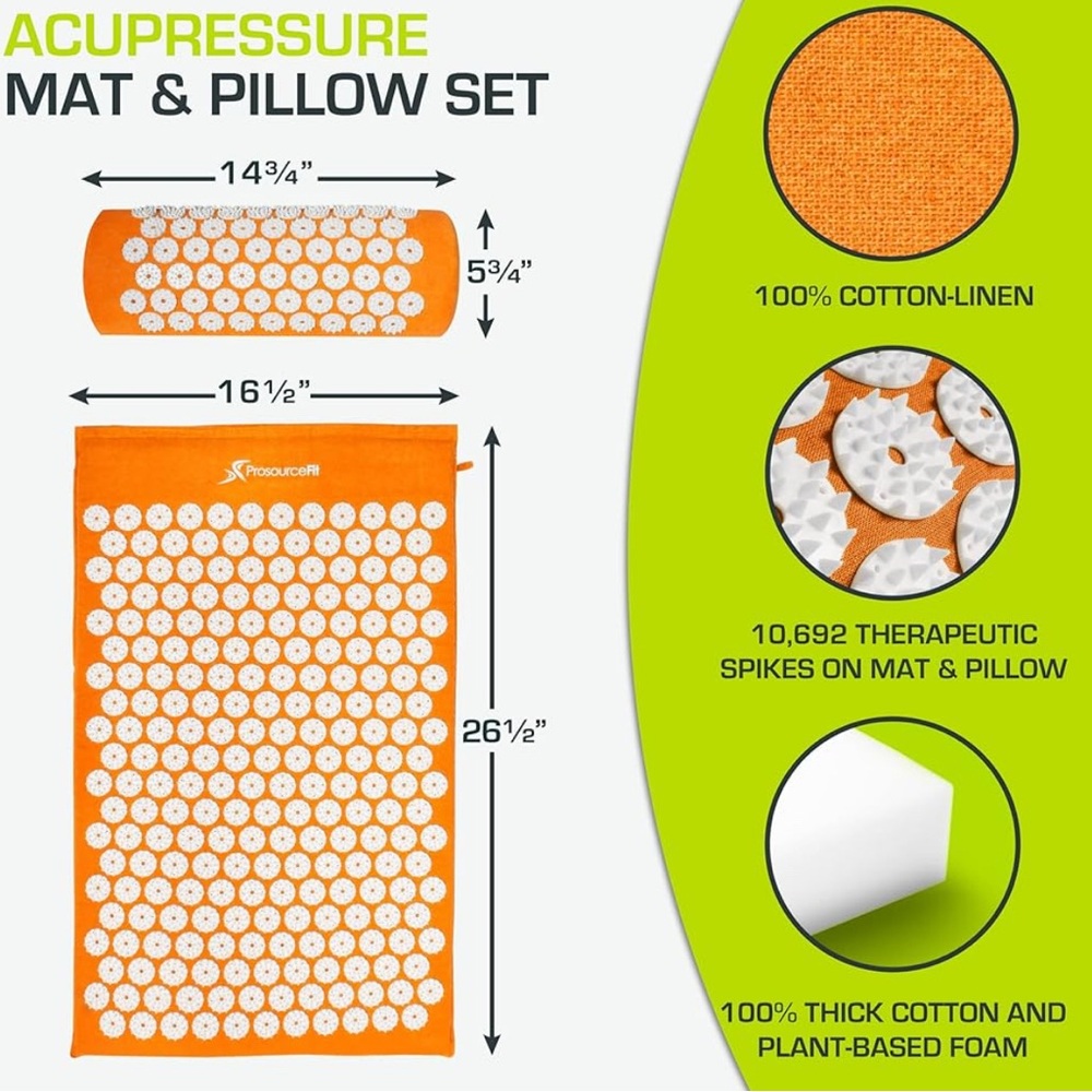 Acupressure Mat and Pillow Set - Picture 4 of 6